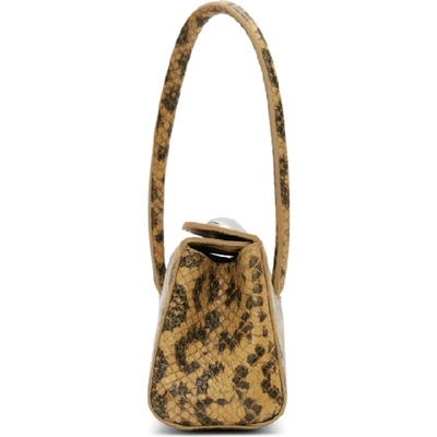 Shop Little Liffner Beige & Brown Baby Leopard Boss Bag