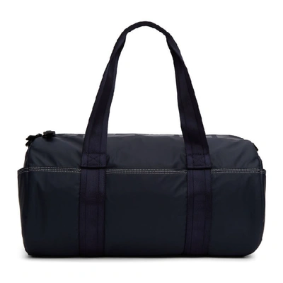 Shop Diesel Navy F-bold Duffle Bag In T6065 Navy