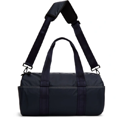 Shop Diesel Navy F-bold Duffle Bag In T6065 Navy