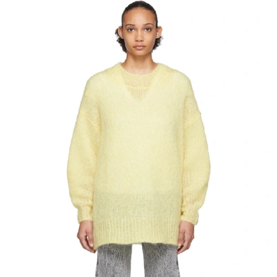 Shop Isabel Marant Yellow Idol Sweater In 10ly Lt Yel