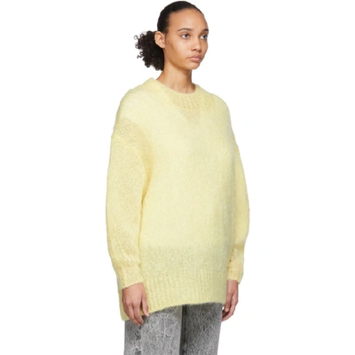 Shop Isabel Marant Yellow Idol Sweater In 10ly Lt Yel