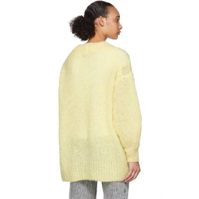 Shop Isabel Marant Yellow Idol Sweater In 10ly Lt Yel