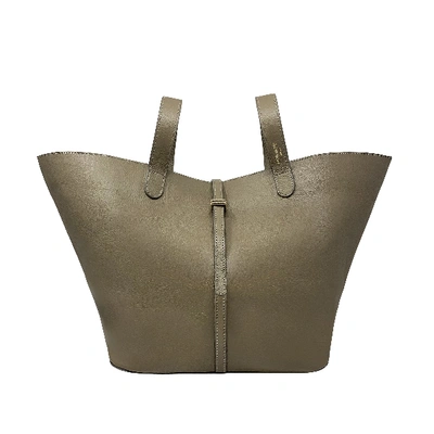 Shop Meli Melo Bb Bag Mink Grey Leather Bag For Women
