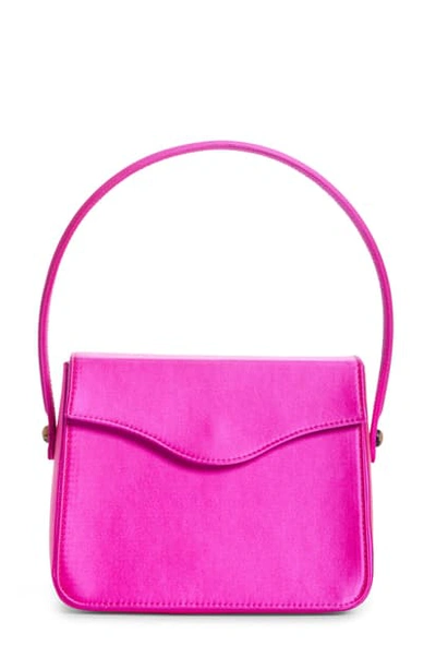 Shop Edie Parker Hot Box Satin Bag In Orchid