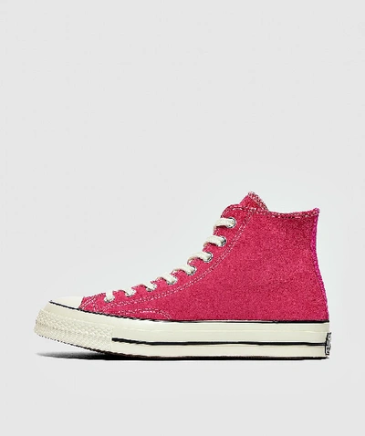 Shop Converse Chuck 70 Hi Suede Sneaker In Prime Pink