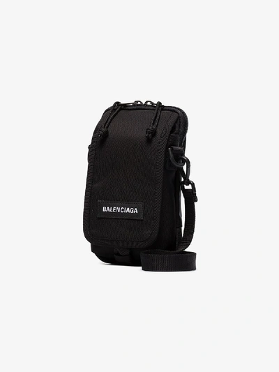 Shop Balenciaga Black Explorer Mini Pouch Bag