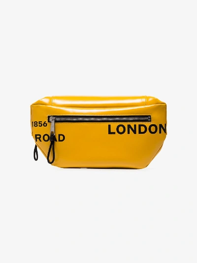 Shop Burberry Medium Horseferry Print Belt Bag In Yellow