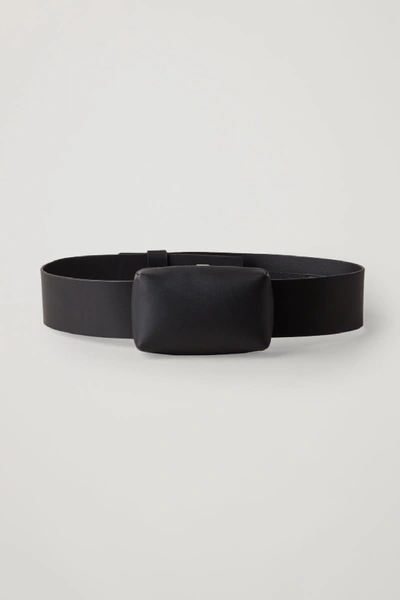 Shop Cos Clutch Purse Belt In Black