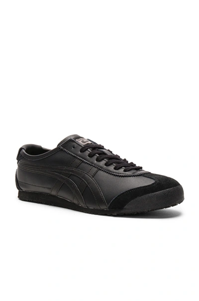 Onitsuka Tiger Mexico 66 Sneakers In Black Black Modesens