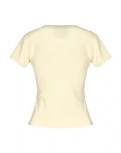 Shop Philosophy Di Lorenzo Serafini T-shirts In Light Yellow