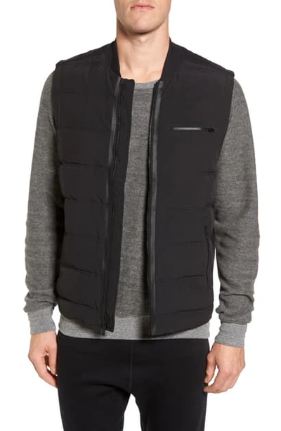 Shop Alo Yoga Mantra Relaxed Down Vest In Black