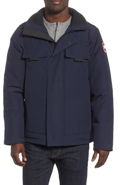 Shop Canada Goose Forester Slim Fit Jacket In Admiral Blue