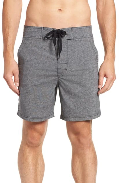 Shop Alo Yoga Plow Board Shorts In Grey Marl