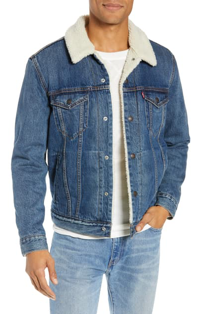 levi's shearling trucker
