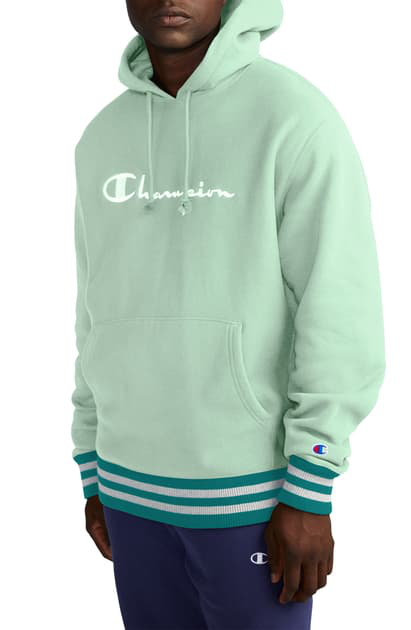 champion waterfall green sweatshirt