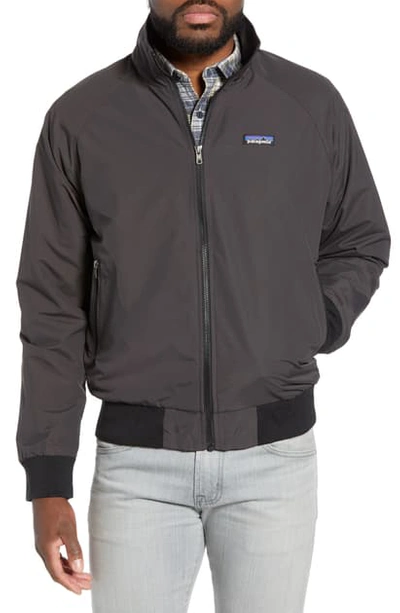 Shop Patagonia Baggies Wind & Water Resistant Recycled Jacket In Ink Black