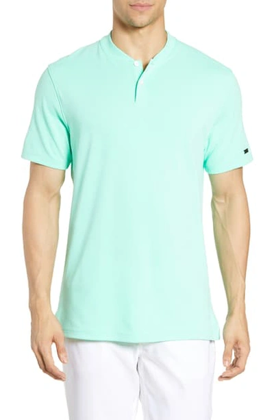 Nike Tw Vapor Aeroreact Blade Collar Golf Polo In Green Glow | ModeSens