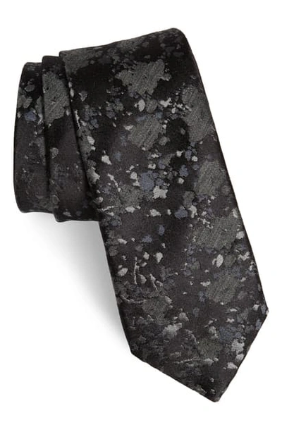 Shop John Varvatos Print Silk Blend Tie In Black