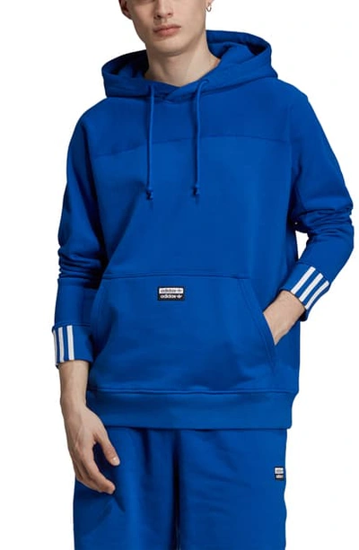 Shop Adidas Originals Vocal J Hooded Sweatshirt In Collegiate Royal