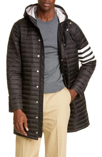 Shop Thom Browne 4-bar Down Puffer Jacket In Black