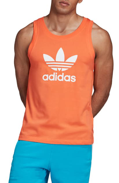 adidas orange tank top