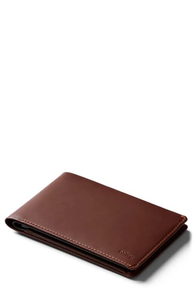 Shop Bellroy Rfid Travel Wallet In Cocoa