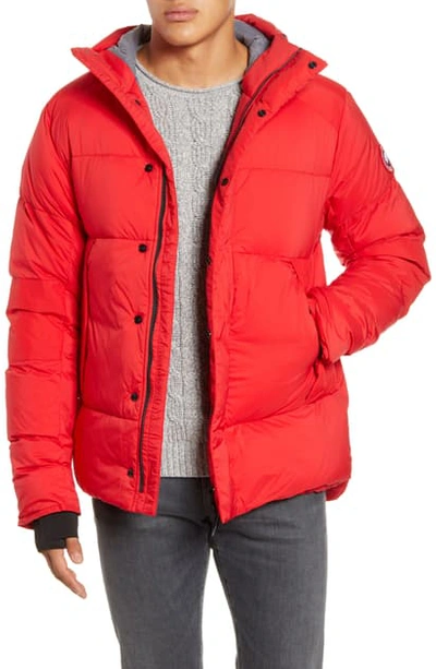 Shop Canada Goose Armstrong 750 Fill Power Down Jacket In Red