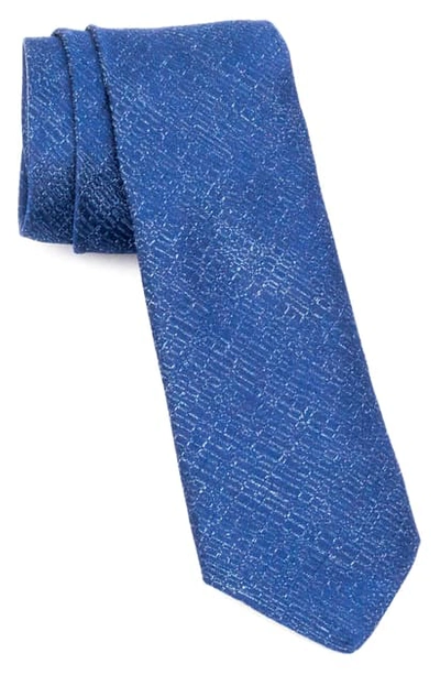Shop John Varvatos Silk Tie In Cobalt