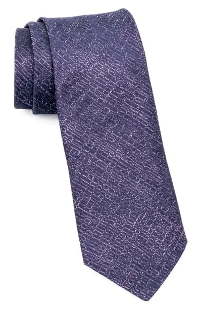 Shop John Varvatos Silk Tie In Purple