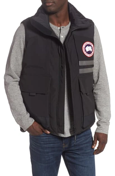 Shop Canada Goose Duncan 625 Fill Power Down Vest In Black