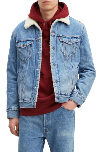 levi's shearling trucker