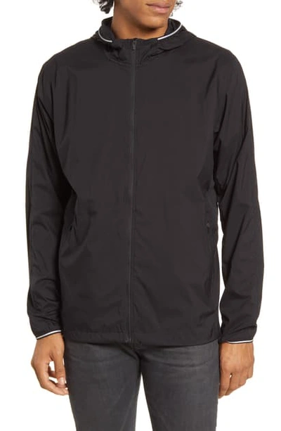Shop Reigning Champ Hooded Ripstop Nylon Running Jacket In Black