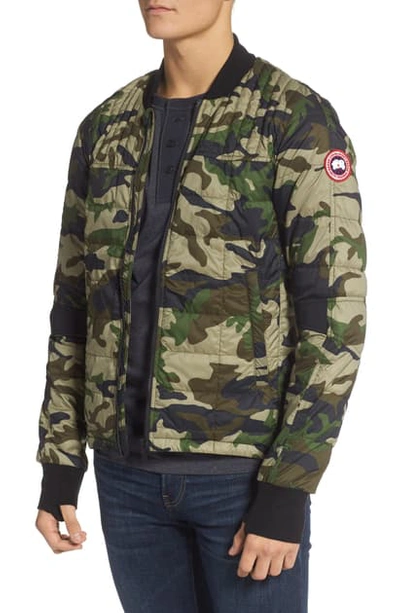 Shop Canada Goose Dunham Slim Fit Packable 625 Fill Power Down Jacket In  Camo