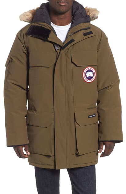 Canada Goose Expedition Down Parka With Genuine Coyote Fur Trim In Military  Green | ModeSens