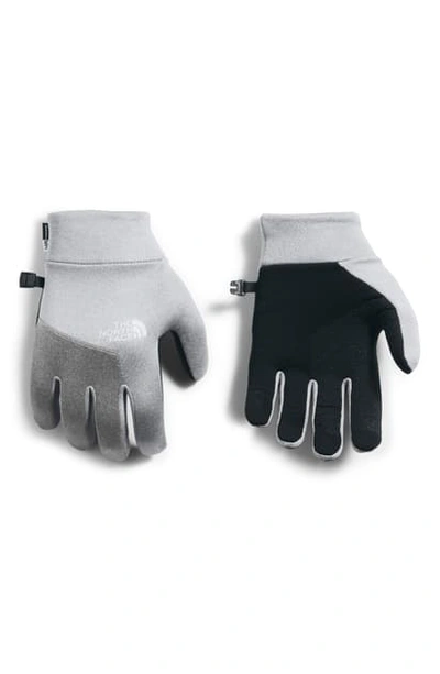 Shop The North Face Etip(tm) Hardface Tech Gloves In Tnf Light Grey Heather