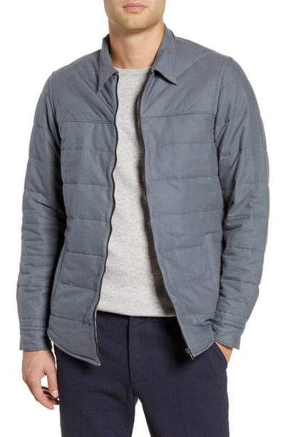 Shop Hugo Boss Landolfo Regular Fit Jacket In Grey