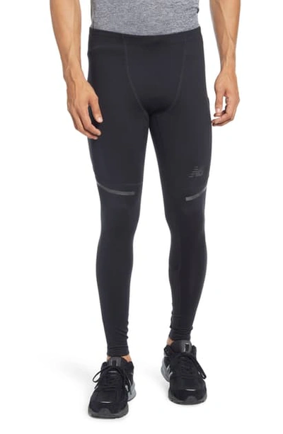 Shop New Balance Impact Run Heat Tights In Black