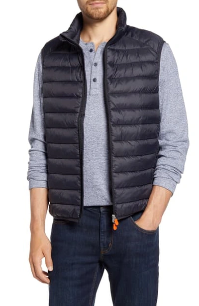 Shop Save The Duck Puffer Vest In Black