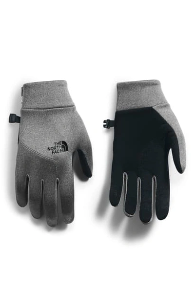 Shop The North Face Etip(tm) Hardface Tech Gloves In Tnf Medium Grey Heather
