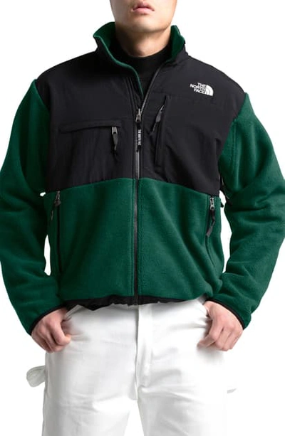 Shop The North Face 1995 Retro Denali Recycled Fleece Jacket In Night Green