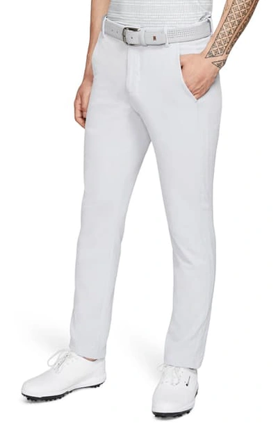 Shop Nike Flex Vapor Slim Fit Golf Pants In Sky Grey/ Sky Grey