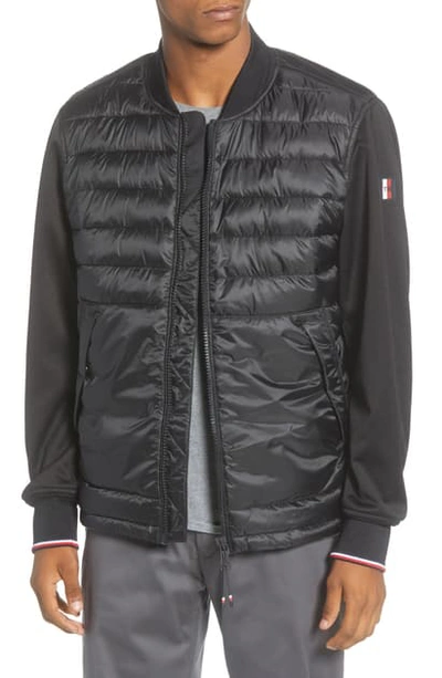 Shop Tommy Hilfiger Regular Fit Water Repellent Bomber Jacket In Black