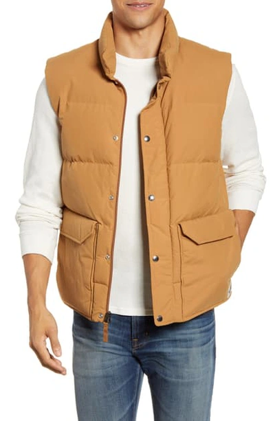 Shop The North Face Sierra 3.0 Water Repellent 600 Power Fill Down Vest In Cedar Brown