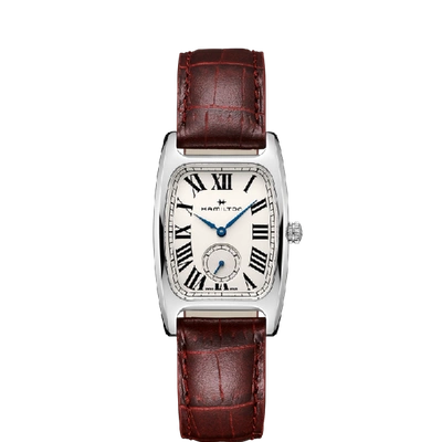 Shop Hamilton American Classic Boulton Small Second Quartz In White