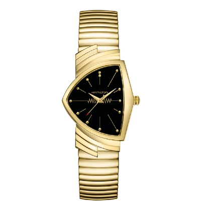 Hamilton Ventura Quartz In Black