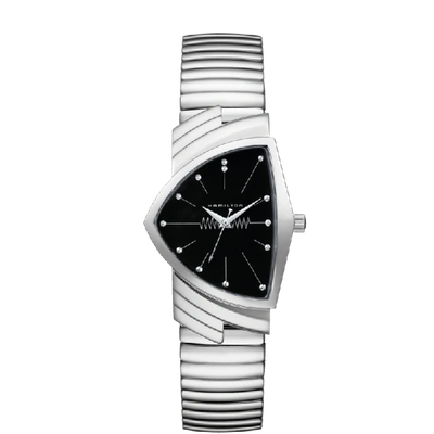 Hamilton Ventura Quartz In Black