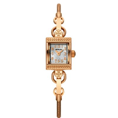Hamilton American Classic Lady  Vintage Quartz In Mother Of Pearl