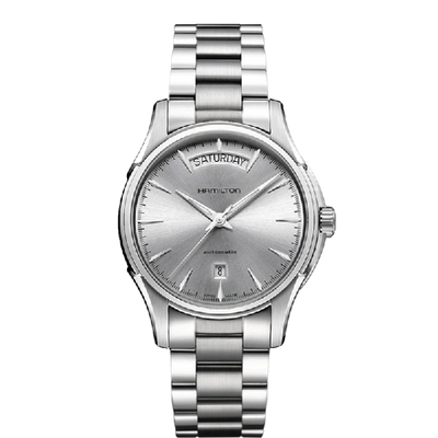 Hamilton Jazzmaster Day Date Auto In Silver
