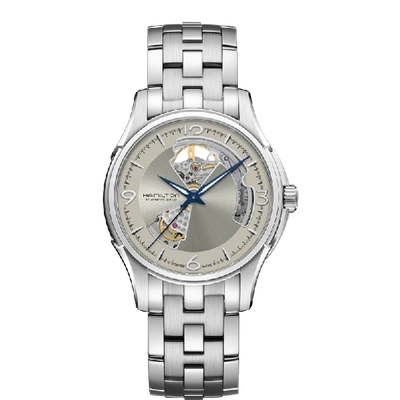 Hamilton Jazzmaster Open Heart Auto In Beige