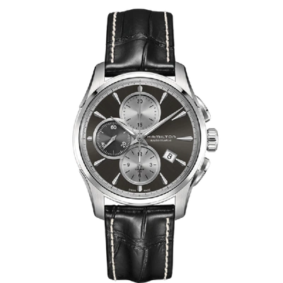 Shop Hamilton Jazzmaster Auto Chrono In Grey